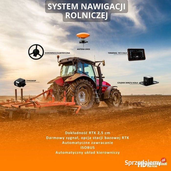 Nawigacja rolnicza Vector AGR bezpłatne RTK 25 Rolnictwo Tarnowiec