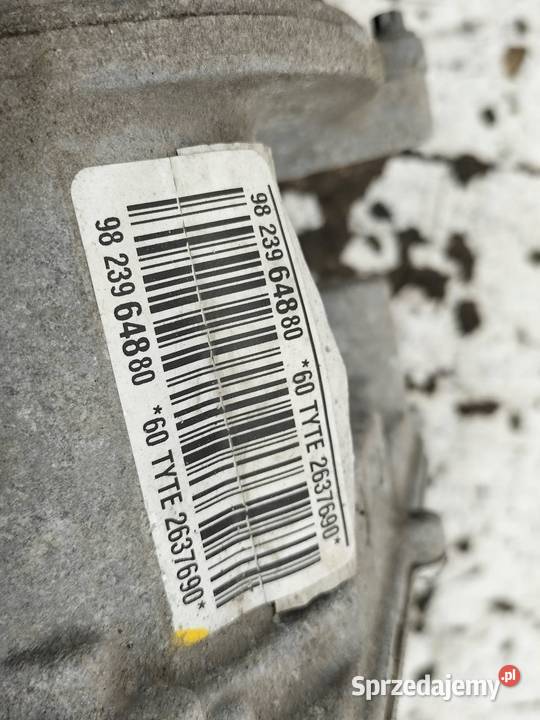 MAGLOWNICA PRZEKŁADNIA EUROPA 9823964880 Citroen Rok produkcji 2018