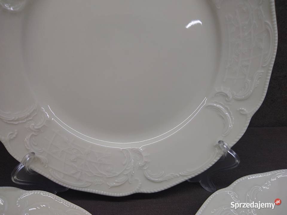 Rosenthal Sanssouci talerze płytkie ecru 3 wielkopolskie Kalisz