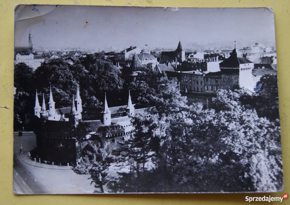 Kraków Barbakan i mury obronne 1967 Kolekcje Parczew
