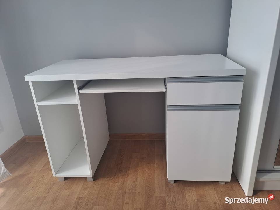 Białe biurko 120cm świętokrzyskie Busko-Zdrój