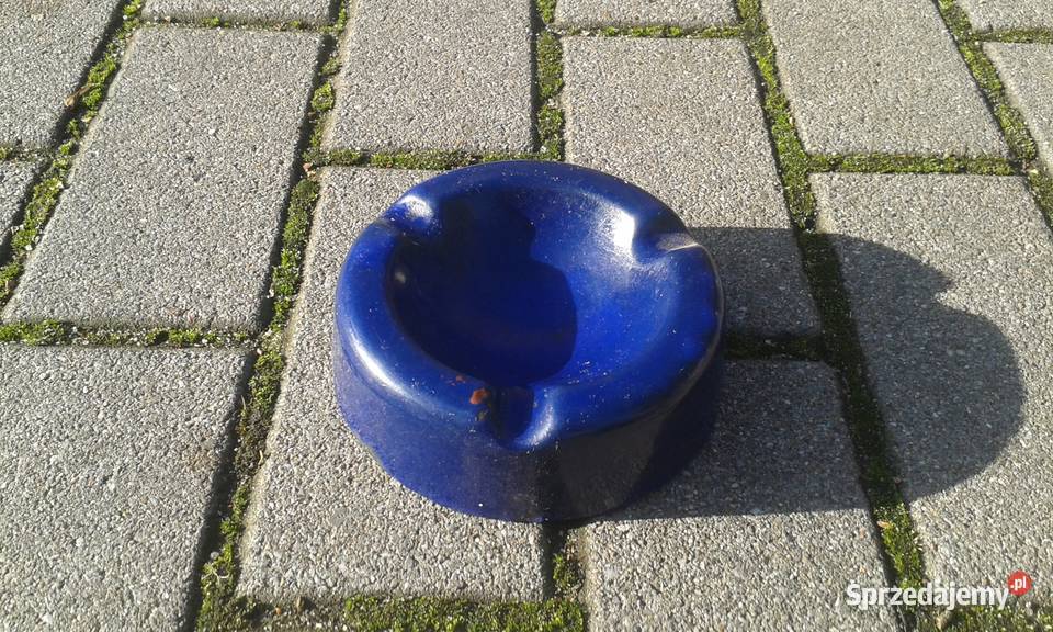 Stara popielniczka emaliowana emalia PRL design pomorskie Gdynia sprzedam