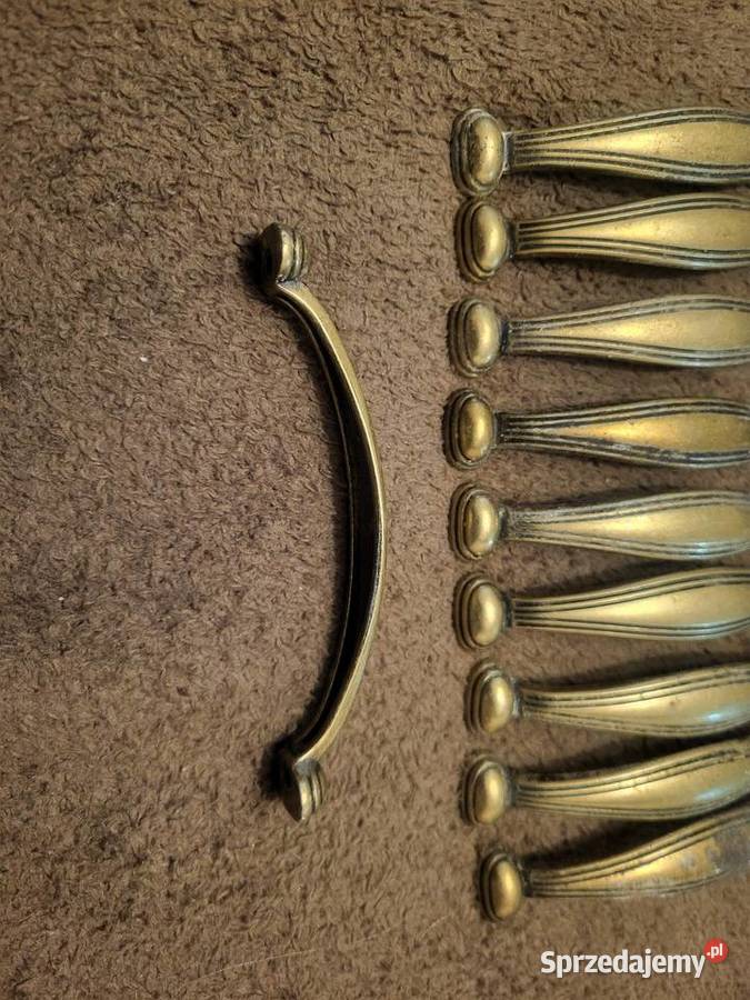 Uchwyty meblowe stare złoto metalowe Gliwice sprzedam
