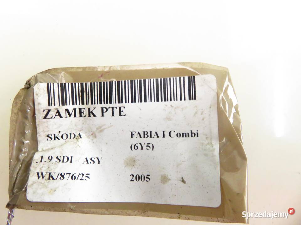 ZAMEK PRAWY TYLNY SKODA FABIA I 6Y0839016