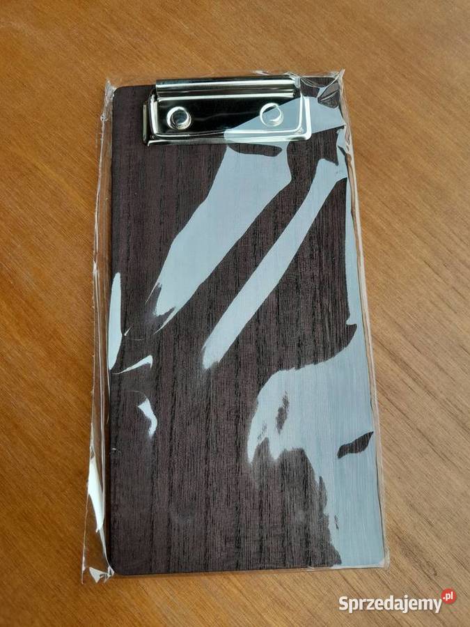 Drewniany clipboard deska z klipsem 20x10 zestaw Dąbrowa Górnicza