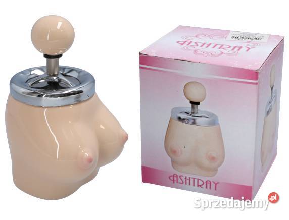 Popielniczka w Kształcie Piersi Biustu Zamykana Ostrowy nad Okszą