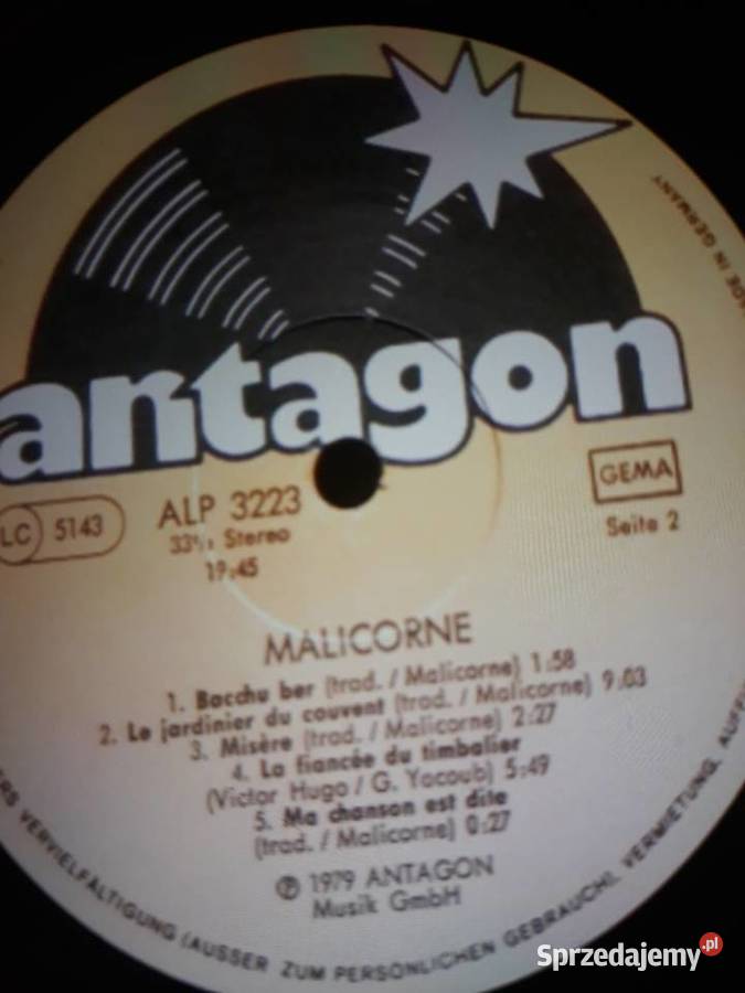 Archiwum Prog Folk Rocka MALICORNE Malicorne