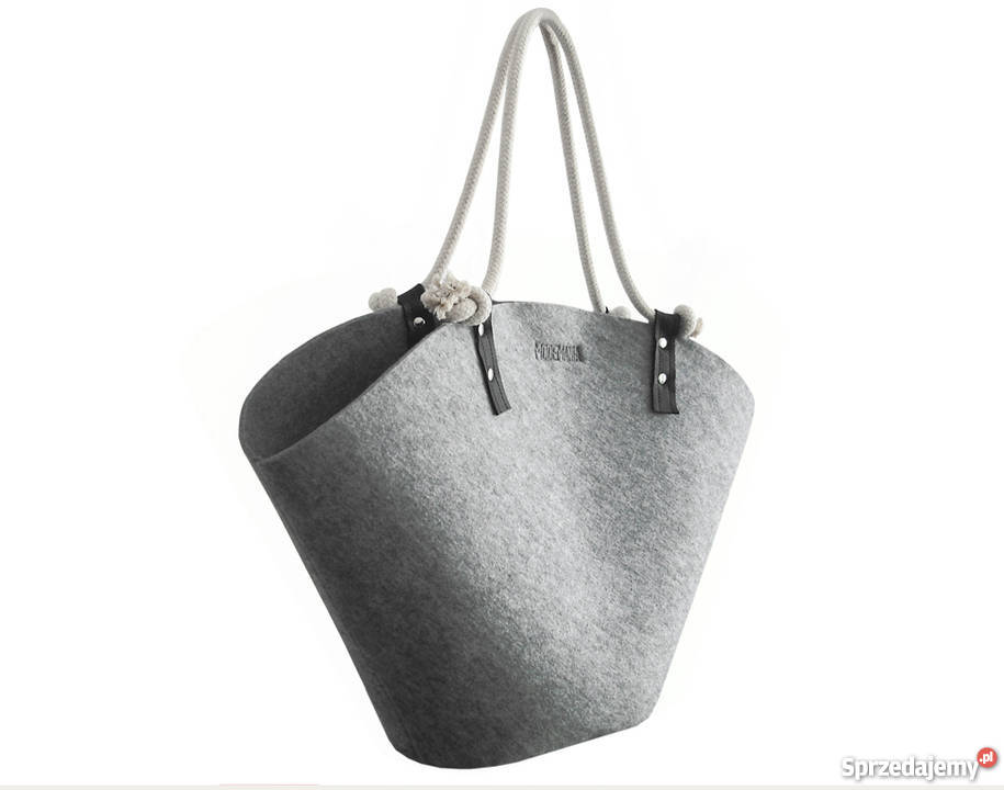 KOSZYK XXL szary filc Dla kobiet kujawsko-pomorskie