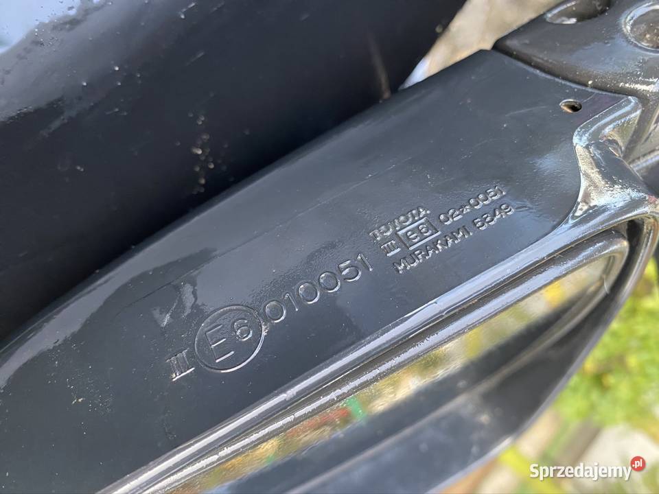 Lusterko prawe Toyota Land Cruiser 90 Anglik Lusterka zewnętrzne Milanówek sprzedam