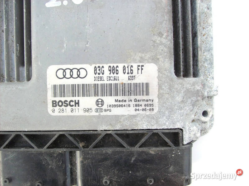 A3 8P 20 TDI Komputer Sterownik silnika osobowe Mińsk Mazowiecki sprzedam
