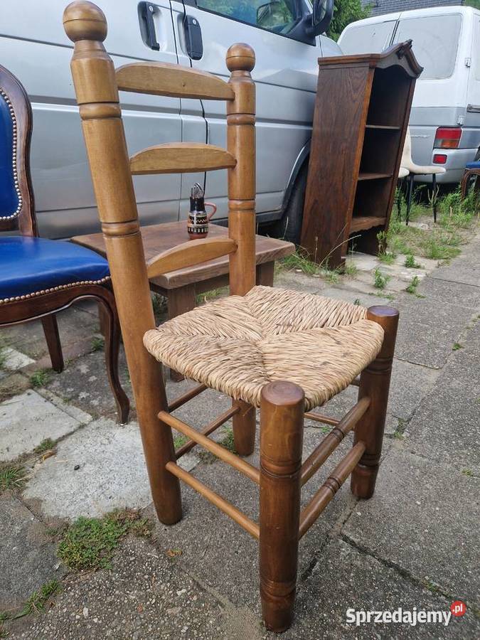 Ładne krzesło holenderskie jedna sztuka 40cm Ciechocinek sprzedam