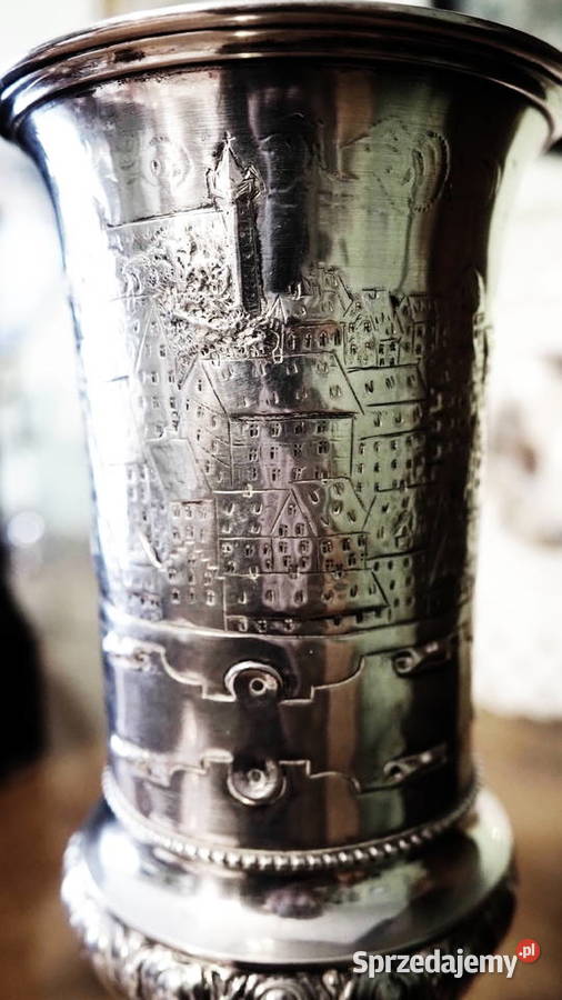 Kielich srebrny Bruckmann Shne Heilbronn Nrnberg dolnośląskie Zgorzelec