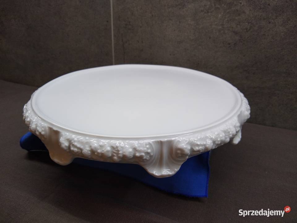 Tortownica na nóżkach Rosenthal Biała Maria Kalisz