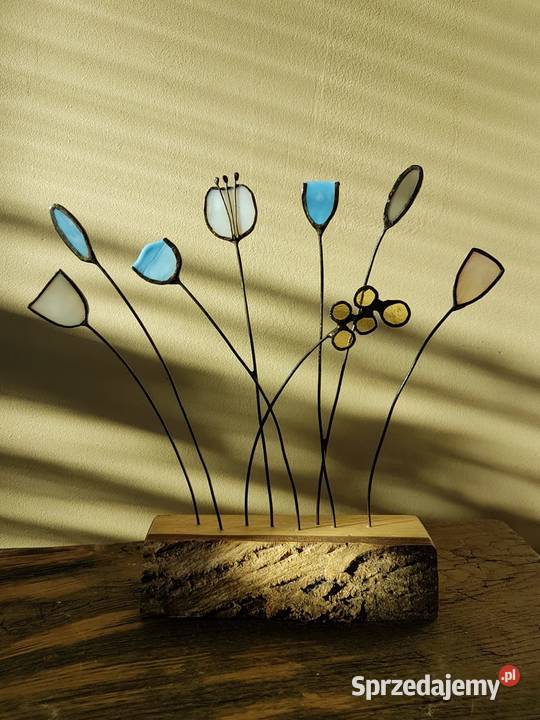 Kwiaty witrażowe ozdoba Nysa