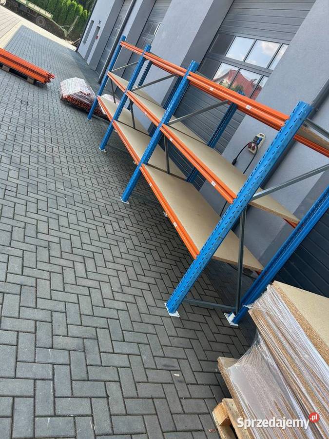 Regały regał magazynowy półkowy H250x55 do
