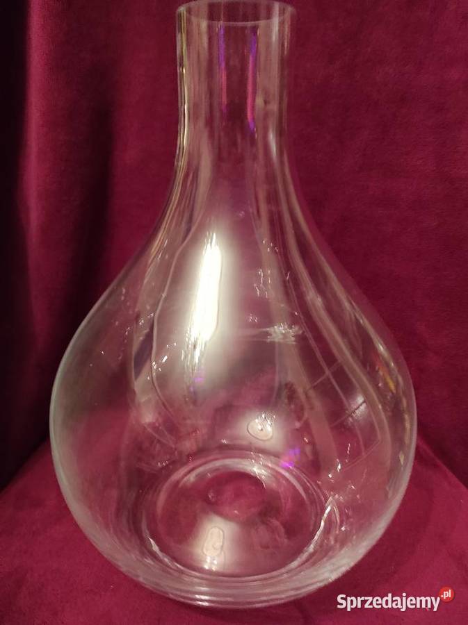 WAZON BUTLA Z GRUBEGO SZKŁA VINTAGE HAND MADE Antyki łódzkie Pabianice sprzedam