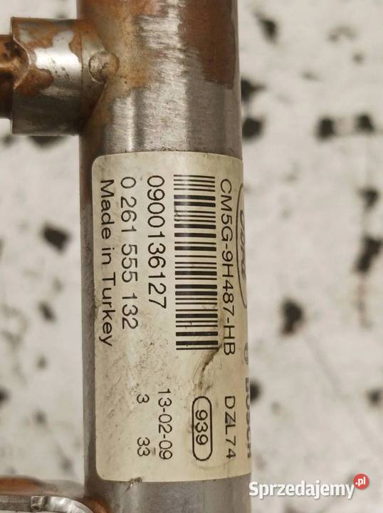 LISTWA WTRYSKOWA 0900136127 5G9H487HB 10 Listwy wtryskowe