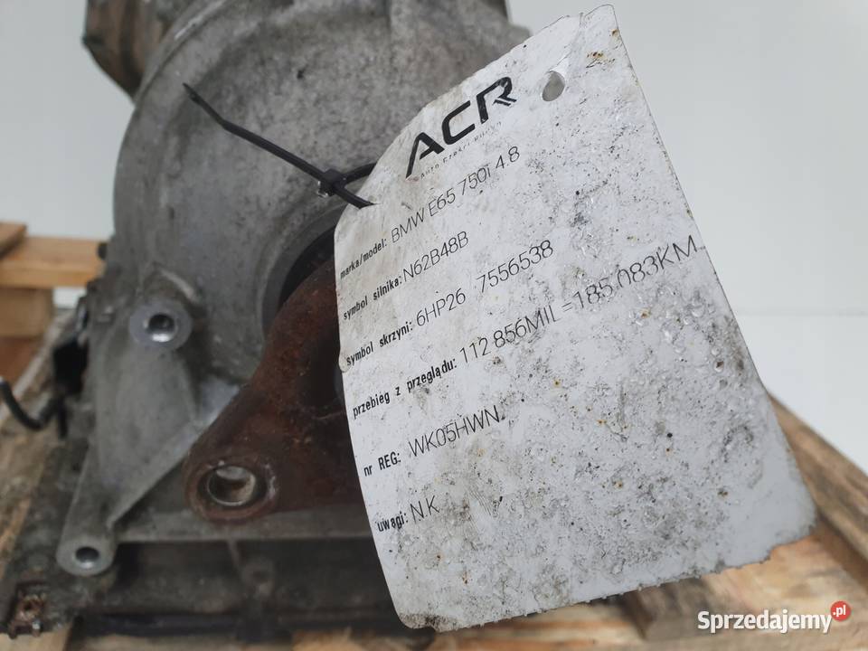 AUTOMATYCZNA SKRZYNIA BIEGÓW BMW E65 E66 E67 750 Rudka