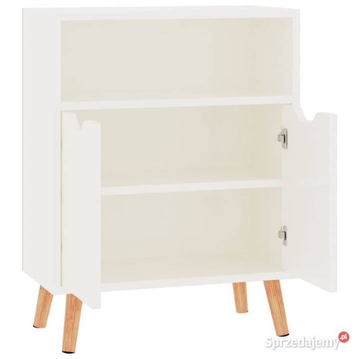 Szafka biała z połyskiem 60x30x72 materiał Warszawa