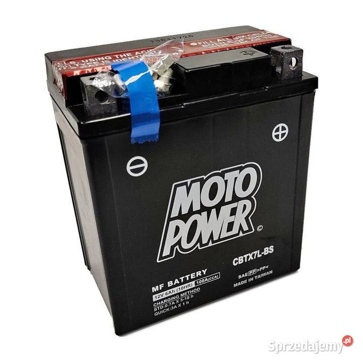Akumulator motocyklowy MotoPower CBTX7LBS wielkopolskie Kalisz