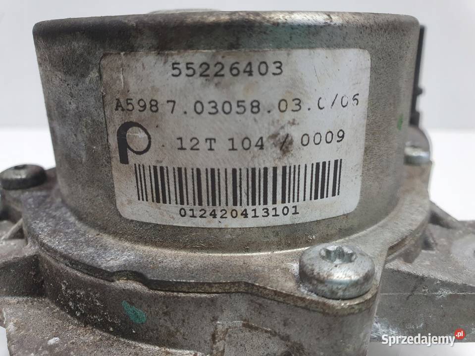Fiat Punto 09 T TwinAir POMPA VACUM wacum lubelskie Janów
