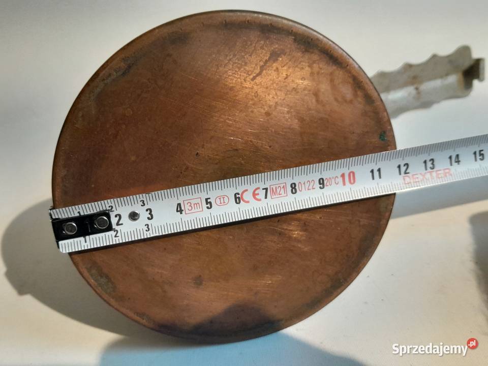 Stary miedziany tygielek dżezwa do parzenia kawy Dąbrowa Górnicza