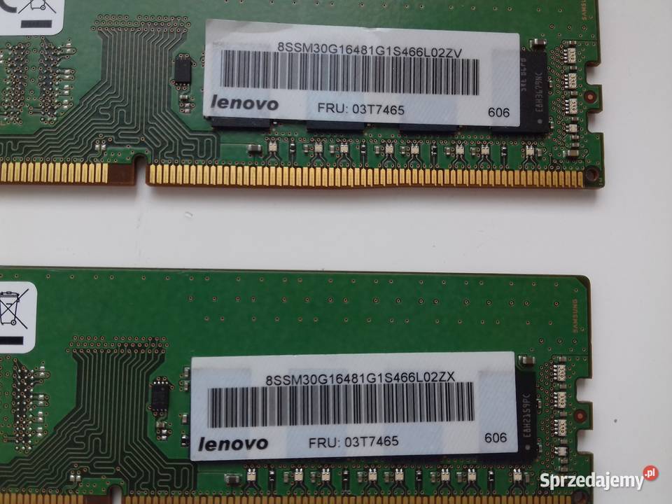 2x Samsung DDR4 2x4GB8GB niesprawny 2133MHz CL15 Bydgoszcz sprzedam