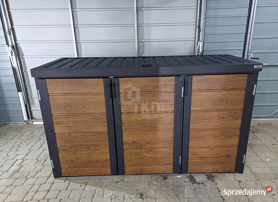 Zabudowa koszy na śmieci wiata obudowa łódzkie Bełchatów