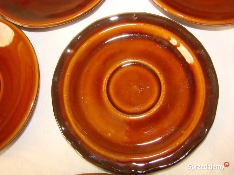 Porcelit Pruszków talerzyki PRL Porcelana i szkło Pruszcz Gdański