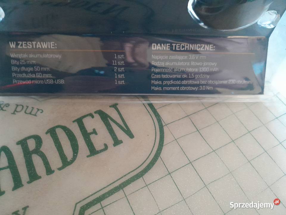 Akumulatorowy wkrętak NITEO Tools LiIon 36 V małopolskie Wieliczka