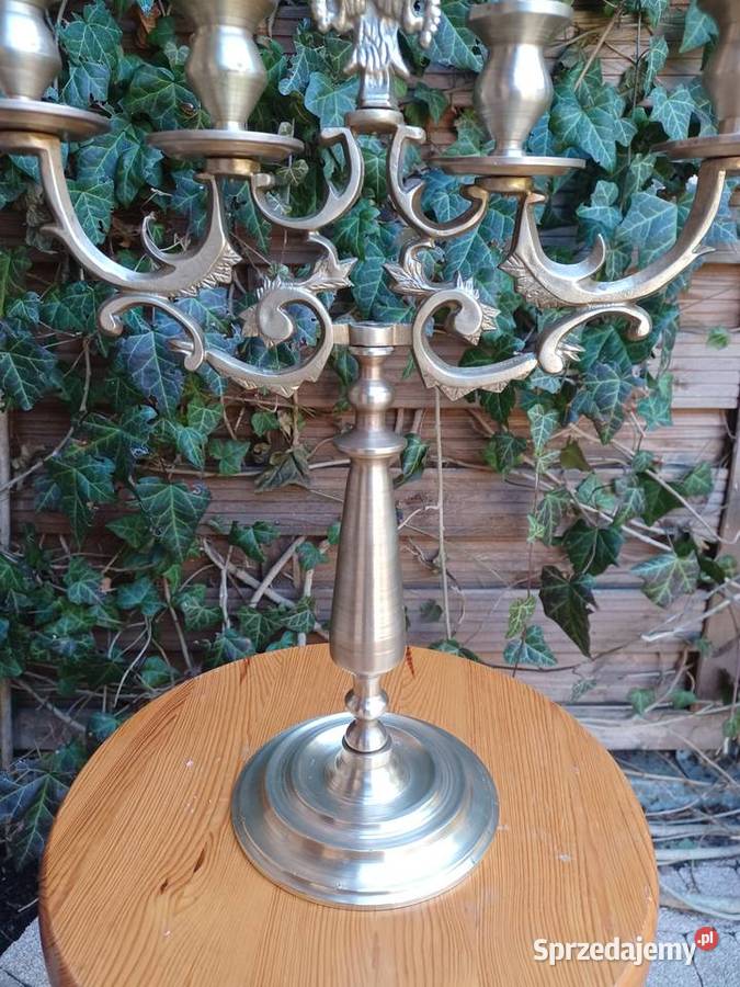 Świecznik Księstwo Warszawskie Mosiądz Kolekcja Poznań