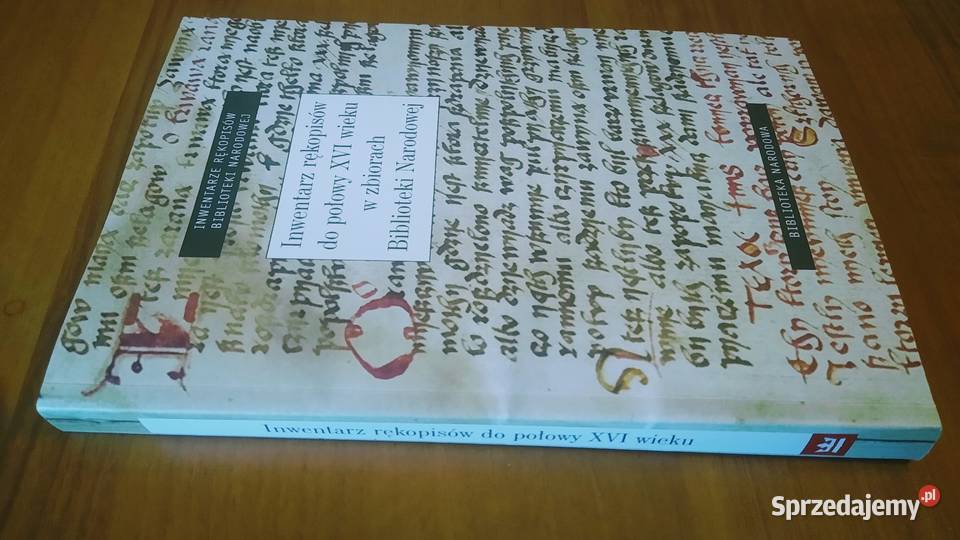 Inwentarz rękopisów do połowy XVI wieku w