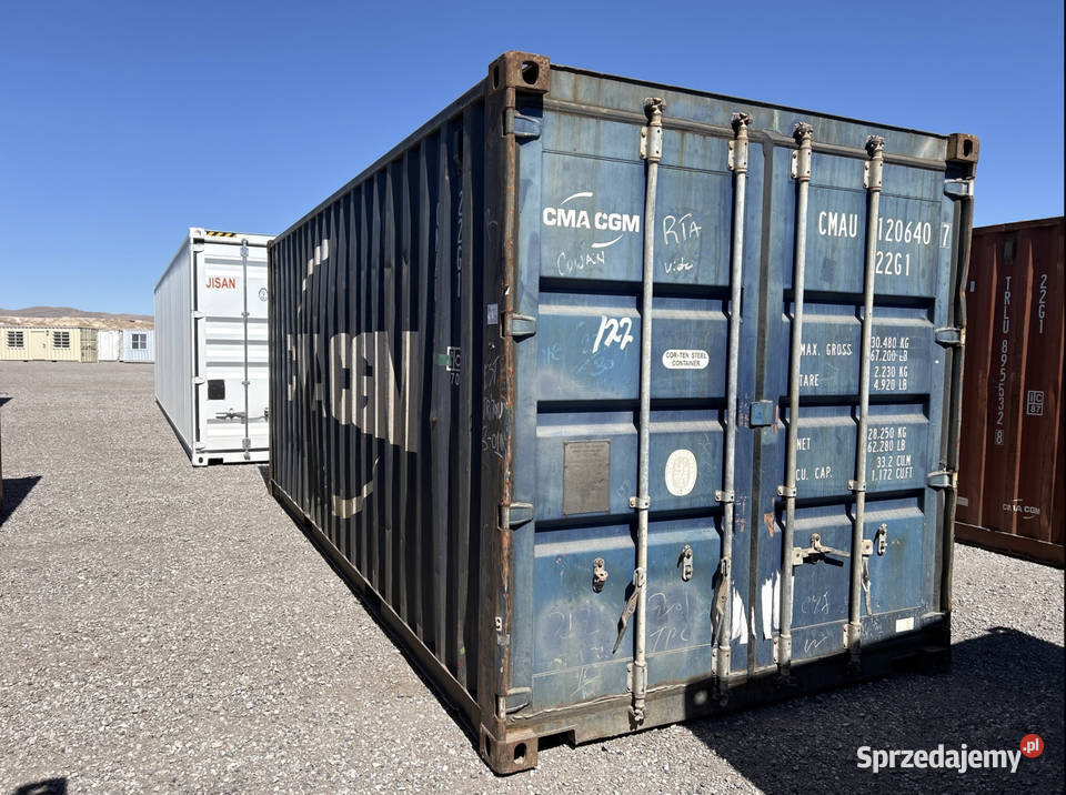 Kontener morski magazynowy 20DV 6 metrowy warmińsko-mazurskie Orneta sprzedam