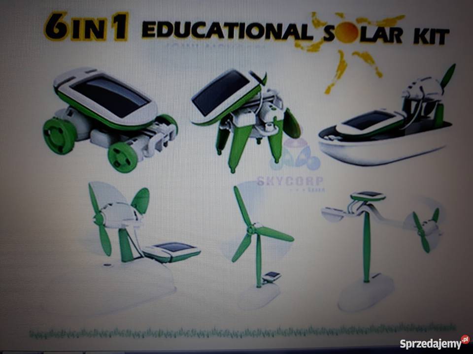6w1 EDUKACYJNY ROBOT SOLARNY SOLAR prezent Grodzisk Mazowiecki