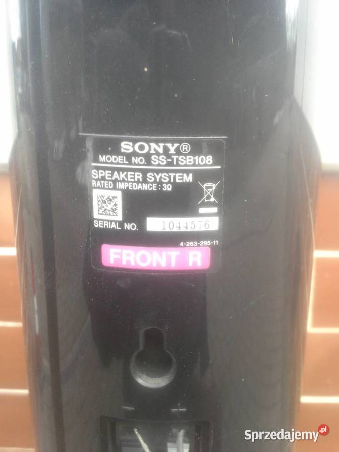 Głośniki Sony SSTSB108 mazowieckie Warszawa sprzedam