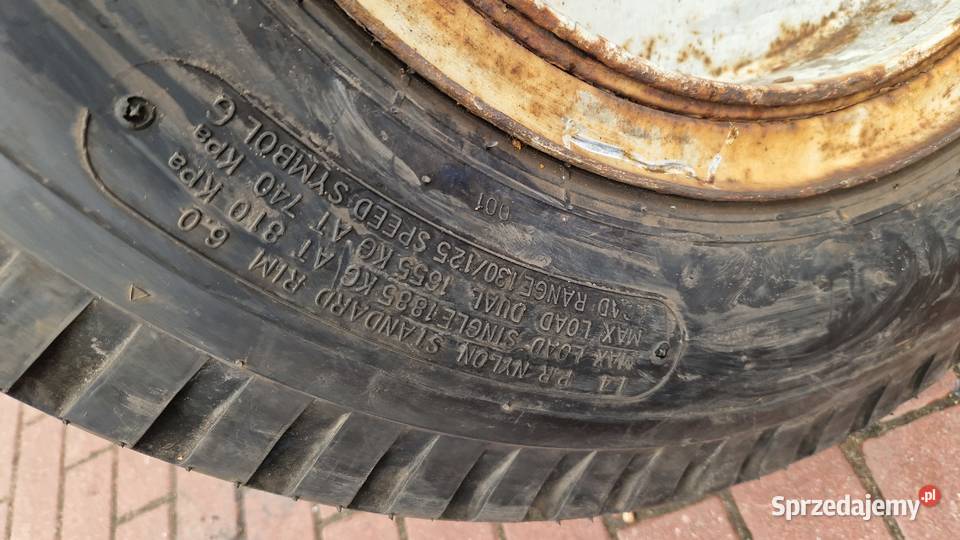 koła 75020 750r20 82520 825r20 Przyczepa Nowe Miasto Lubawskie