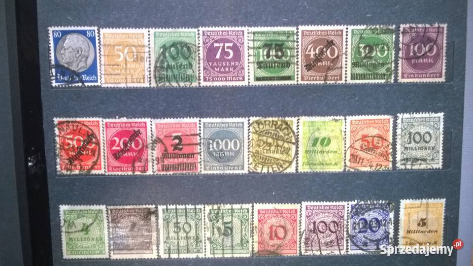 znaczki NIEMCY 105 zestaw 59 Warszawa