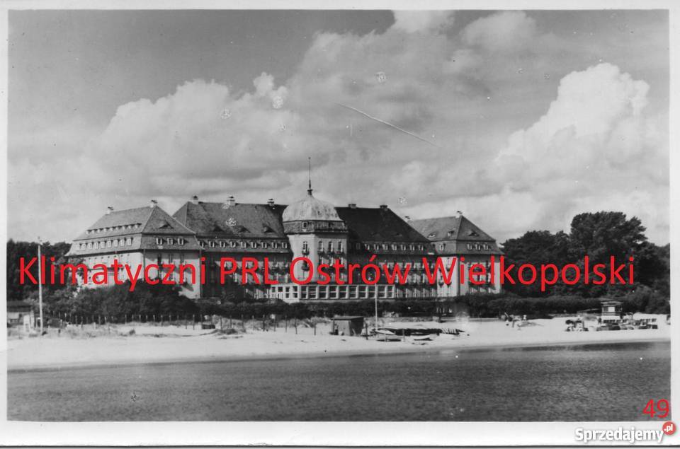 Pocztówka Post card Sopot Grand Hotel lata 50te Bielsko-Biała
