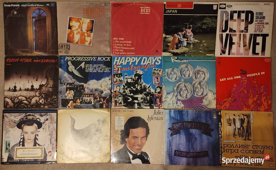 Płyty winylowe 73 sztuki w stanie bez klasyki Muzyka Warszawa