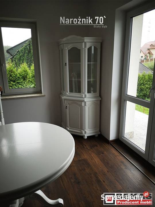Komplet Mebli Białych Komoda Narożnik 199cm śląskie Katowice