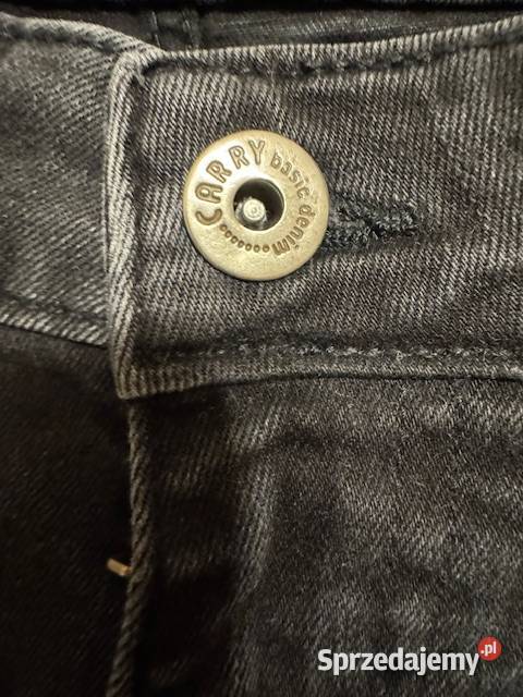 Jeansy męskie SM czarne Carry bawełna ze śląskie Częstochowa
