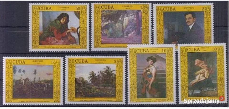 Kuba malarstwo 2 Filatelistyka