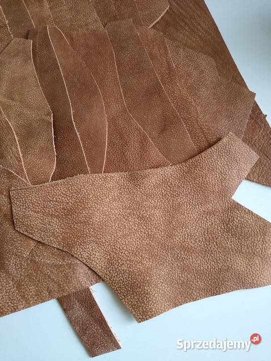 Skóra 565 g Naturalna Włoska Brązowy Postarzana