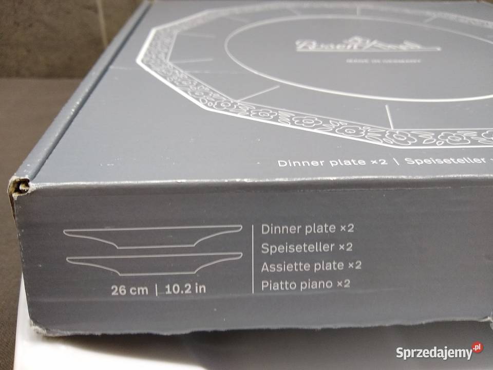 Rosenthal Maria Biała 2 talerze płytkie 27 NOWE Kalisz sprzedam