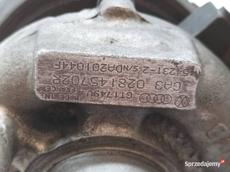 TURBOSPRĘŻARKA GT1749V 028145702R 19 TDI VW osobowe