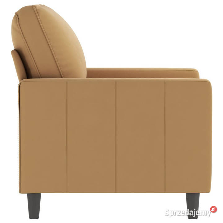 Fotel brązowy 60 obity aksamitem WM359186 Meble mazowieckie Warszawa