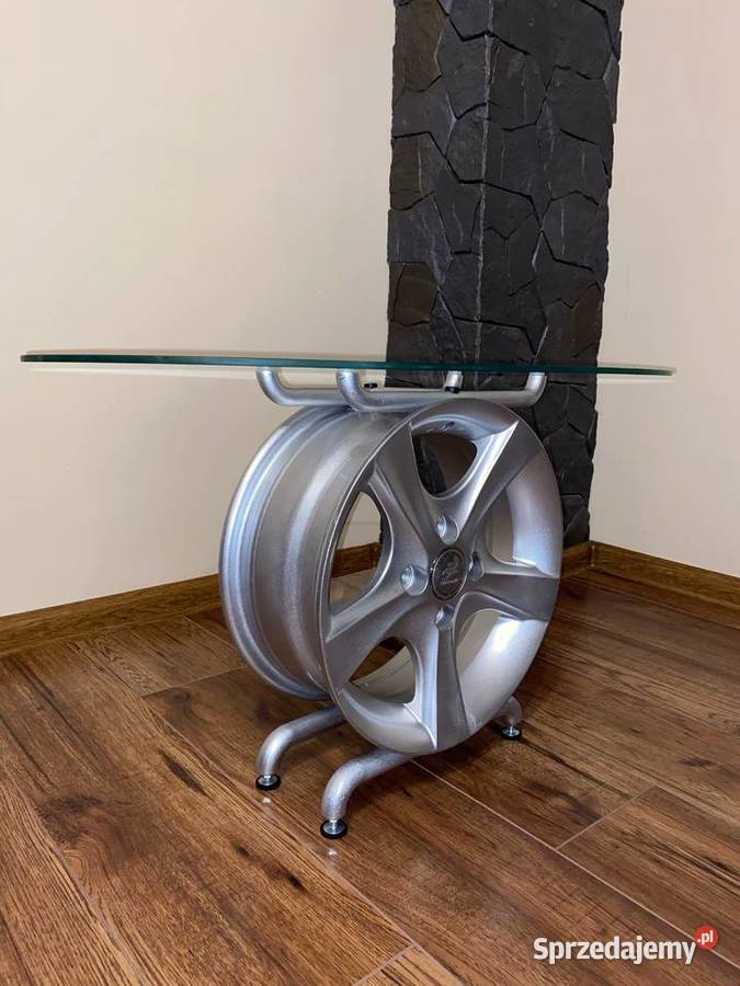 Stolik kawowy z felgi samochodowej sprzedam