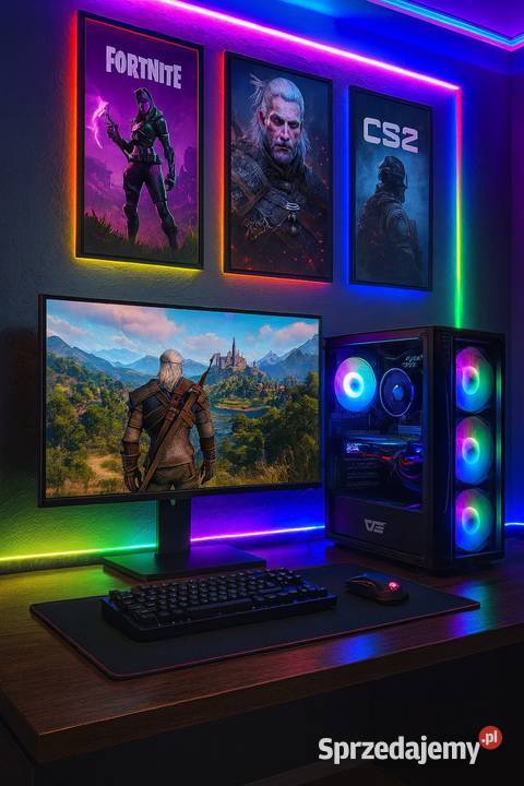 Komputer Gamingowy Ryzen 5 2600 GTX 1070 8GB Ostrów Wielkopolski sprzedam