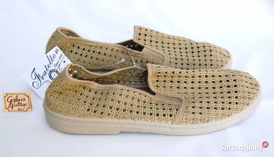 Półbuty z siatki tenisówki męskie khaki beż r46 inna