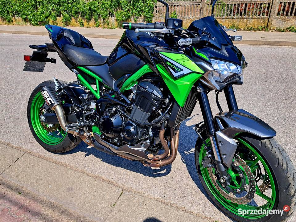 Kawasaki Z900 2023ok pełna moc A2 dodatki Kawasaki